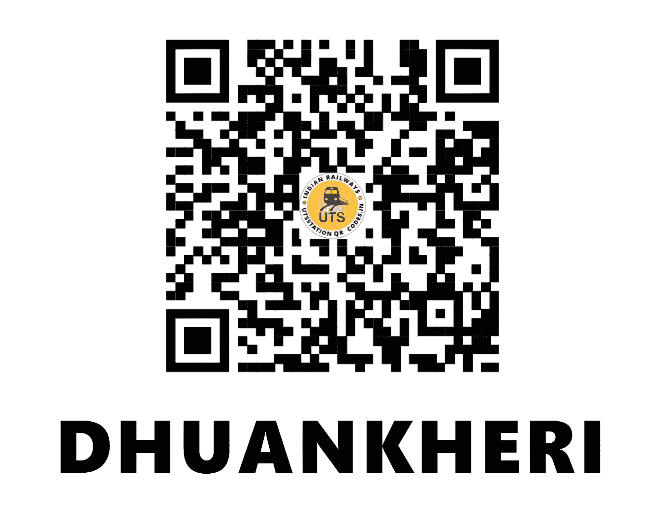 UTS QR Code for DHUANKHERI - DKRA - WC (MADHYA PRADESH)